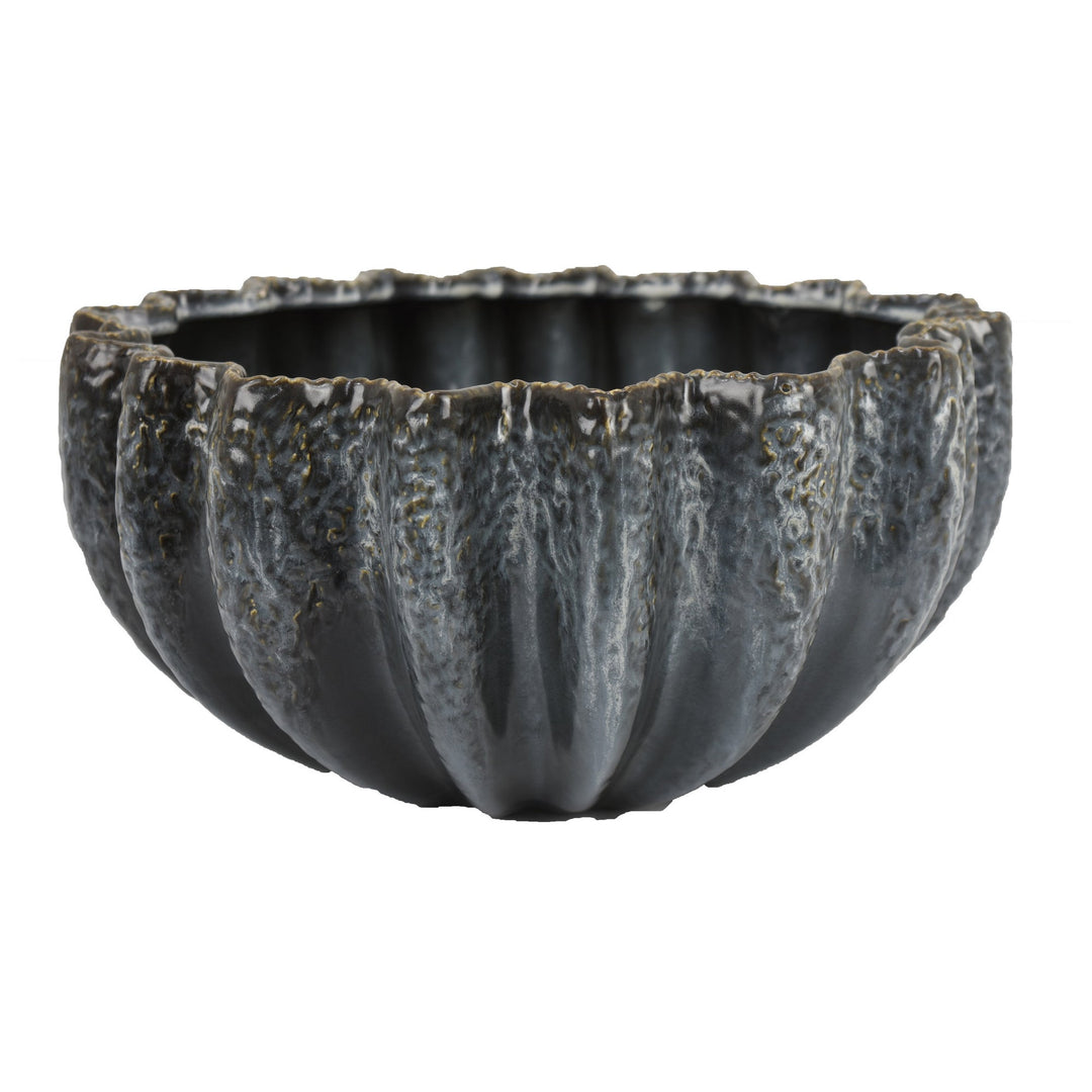 Ceramic Bowl - Aqua Gray