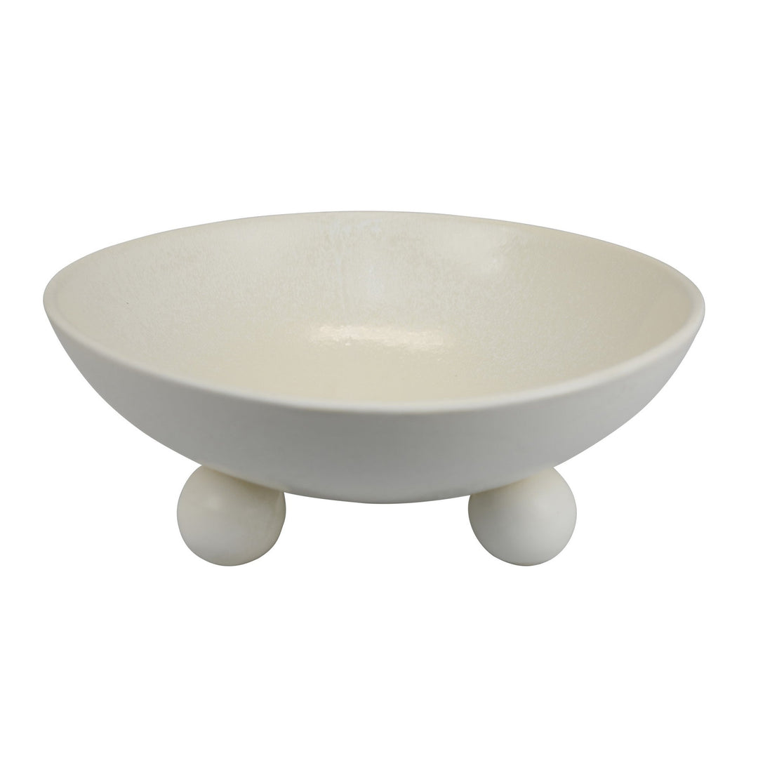 White Bowl with Feet