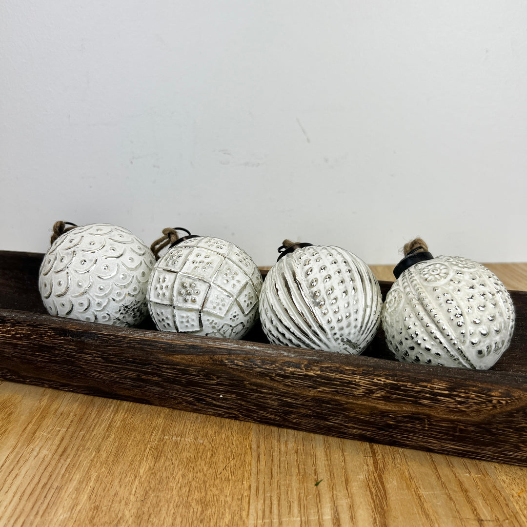 Glass Ornaments - 4 Styles