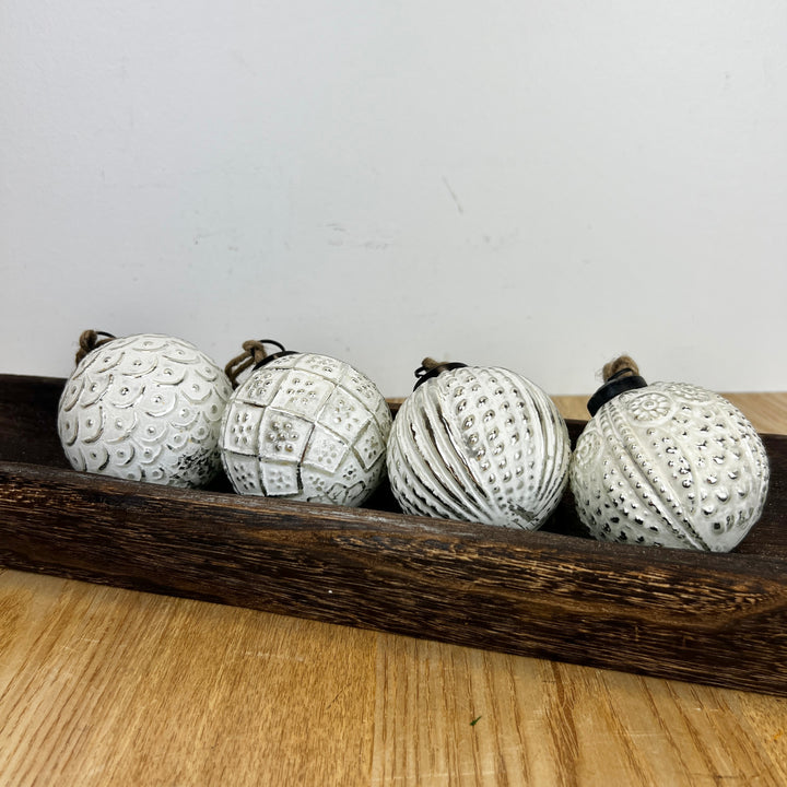 Glass Ornaments - 4 Styles