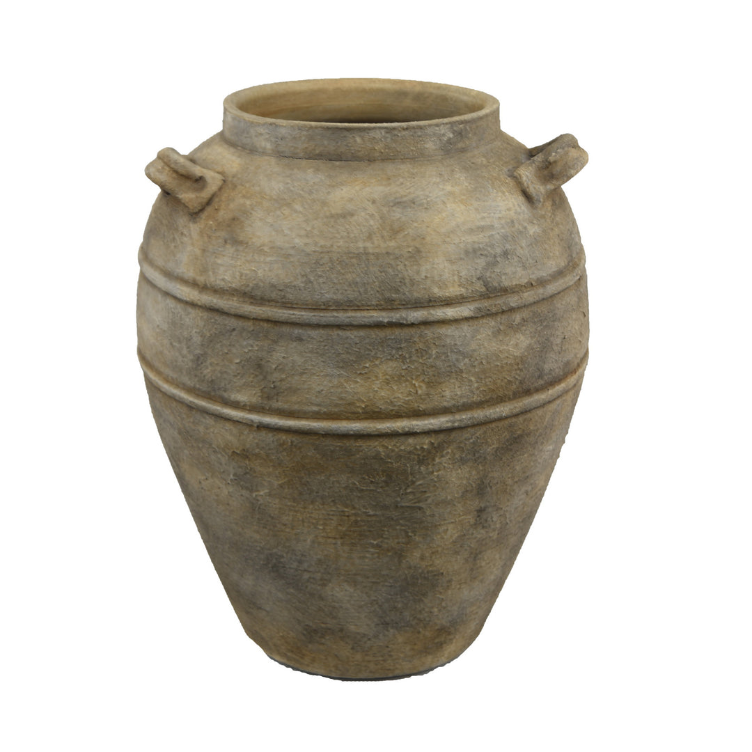 Brown Ceramic Jar Vase