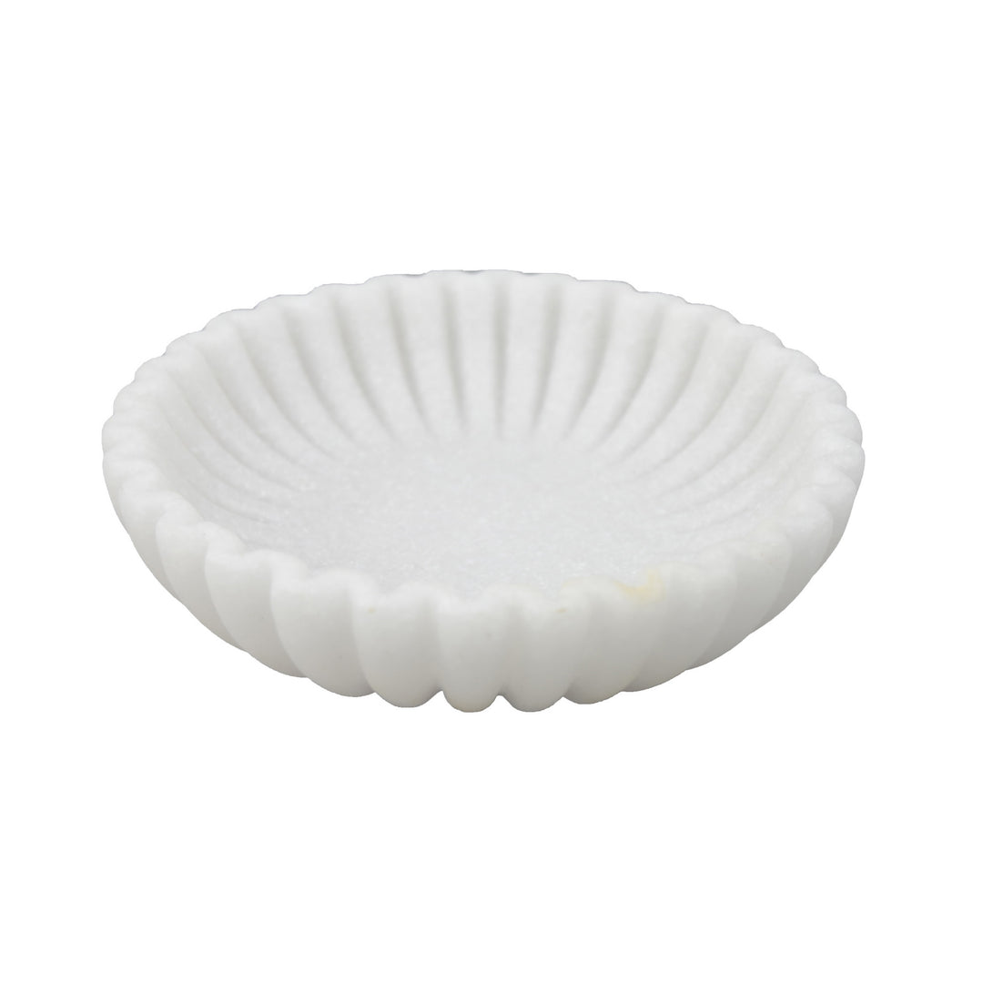 Ribbed Scalloped Bowl, 3 Sizes, 2 Colors