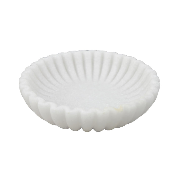 Ribbed Scalloped Bowl, 3 Sizes, 2 Colors