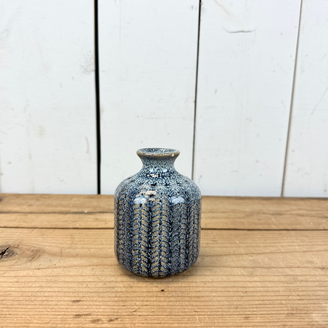 Stoneware Blue Bottle Vases