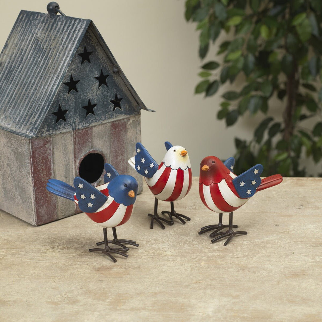 Americana Bird Figurine - 3 Styles