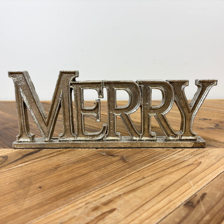 Joy, Noel, & Merry Tabletop Signs