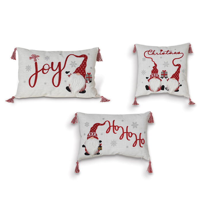 Christmas Gnome Design Pillow, 3 Styles
