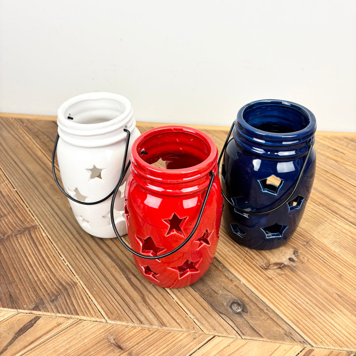 Dolomite Star Lantern Jar - 3 Colors
