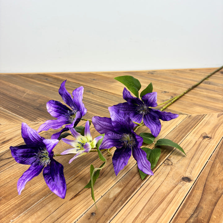 Clematis Spray - 2 Colors