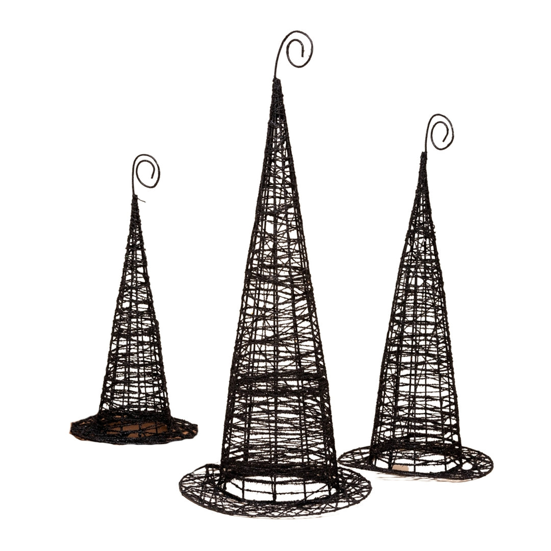 Wire Witch Hats, Set of 3