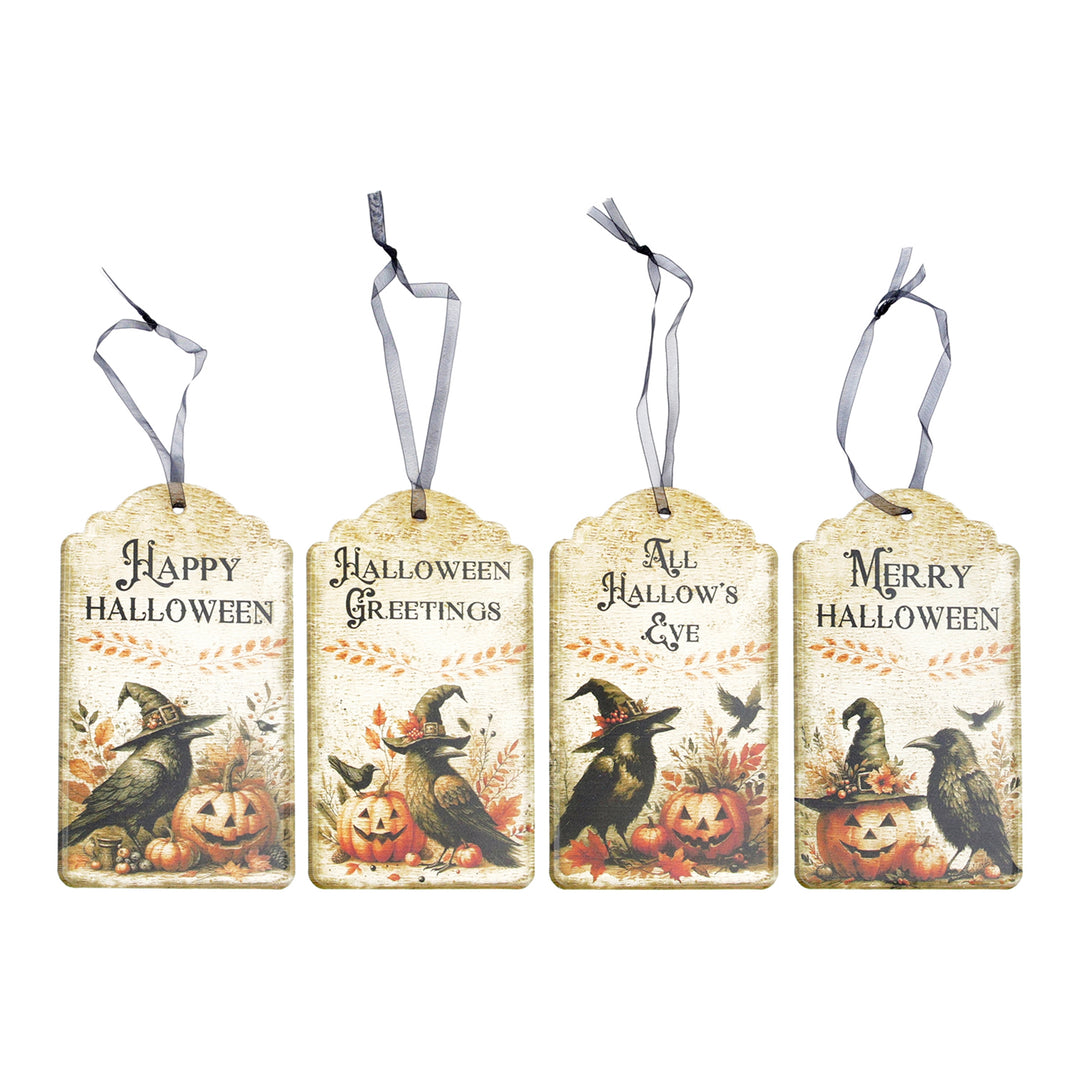 Halloween Tags, 4 styles