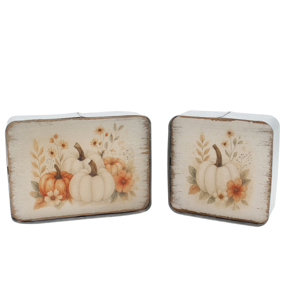Rustic Pumpkin Blocks, 2 styles