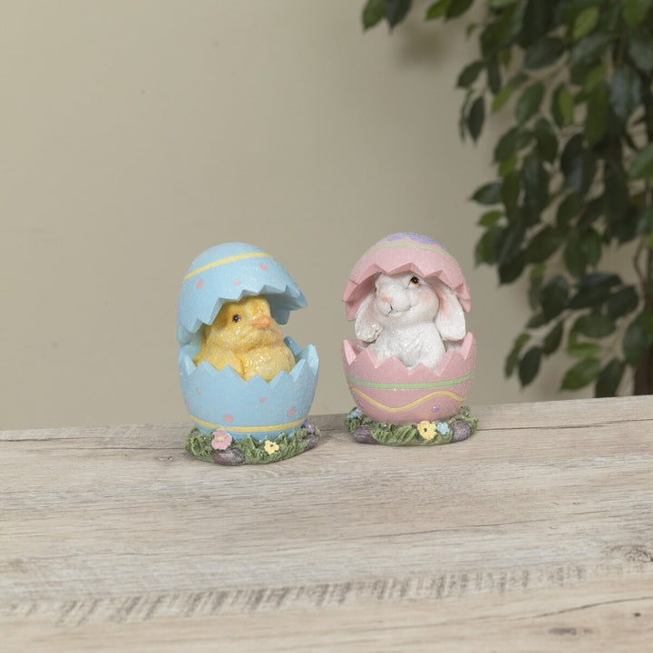 Easter Egg with Bunny & Chick - 2 Styles
