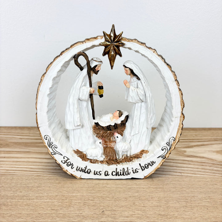 Resin Nativity Figurine