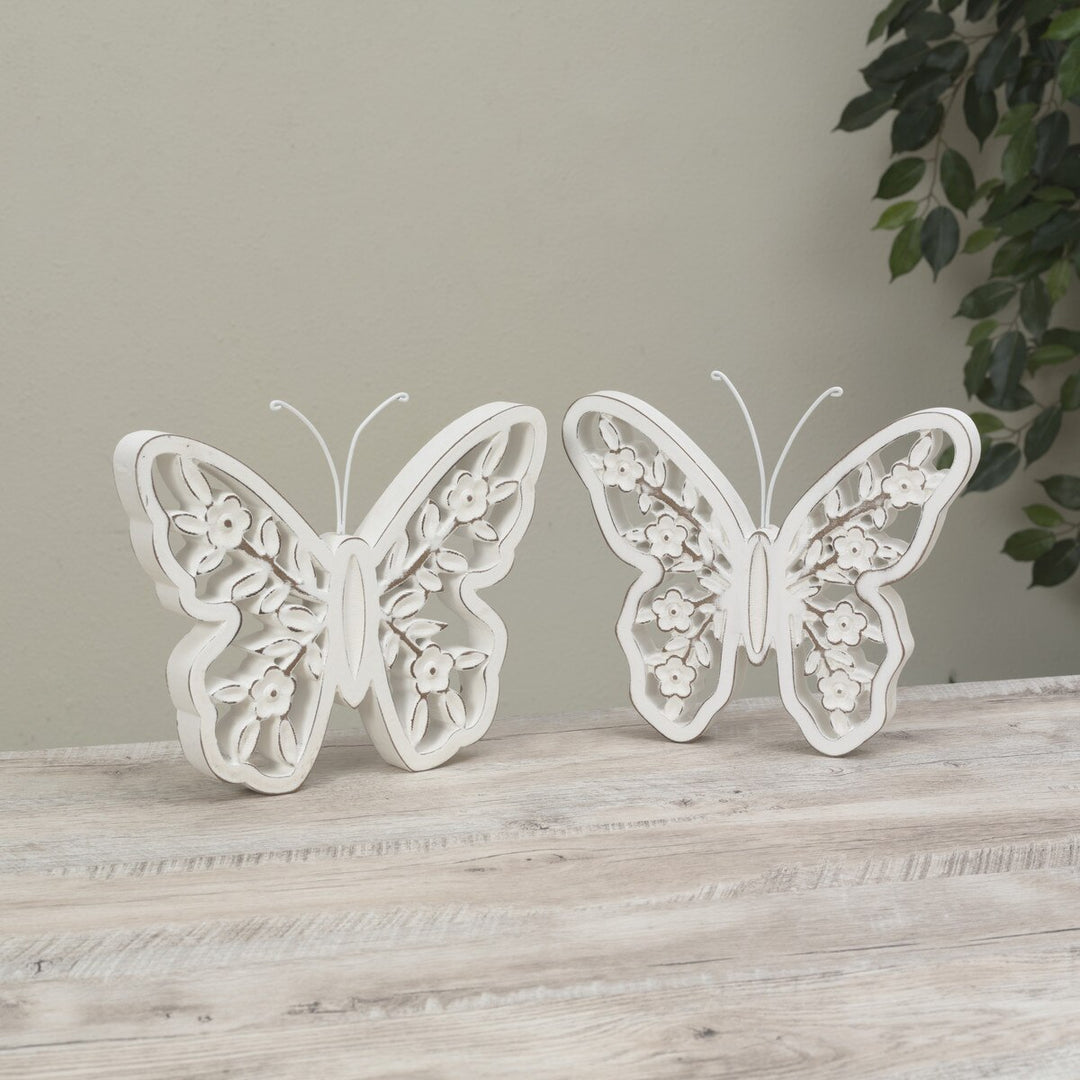 Butterfly Wood Cut-Out Decor - 2 Styles