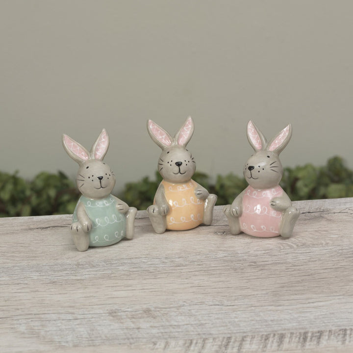 Grey Easter Bunnies - 3 Styles
