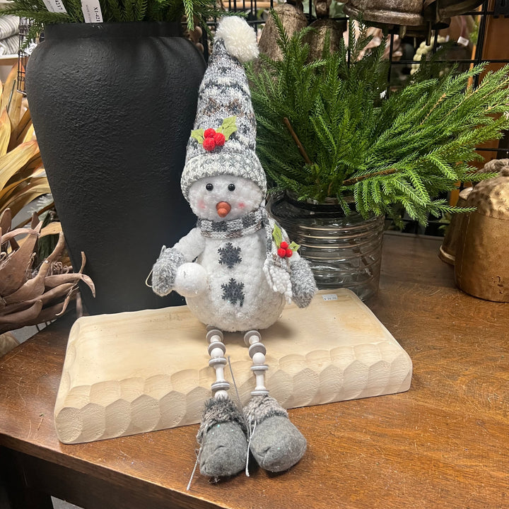 Gray and White Snowmen