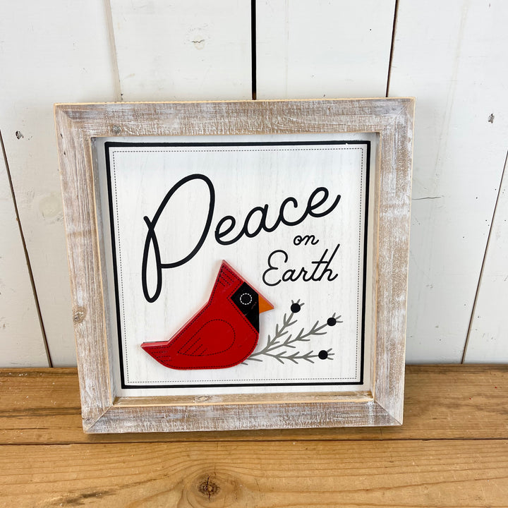 Love One Another/Peace on Earth Reversible Sign