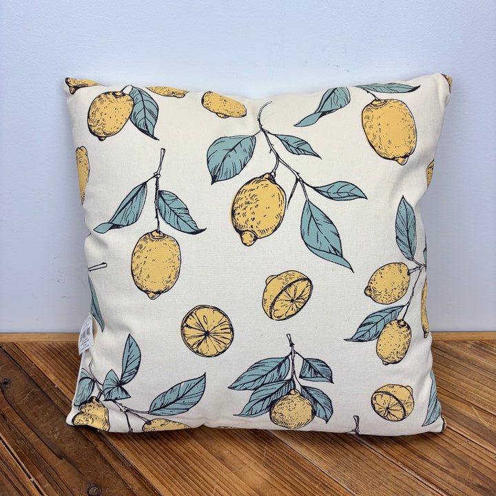 Star/Lemons Reversible Pillow