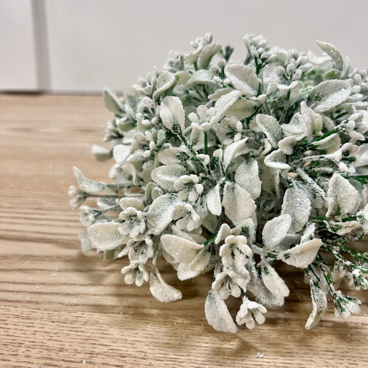 Frosted Boxwood Half Orb