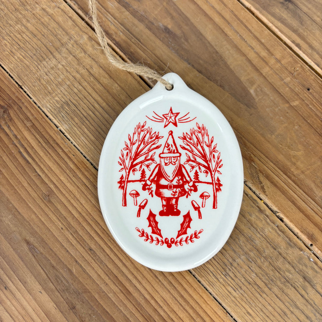 Scandi Winter Disk Ornaments - 4 Styles