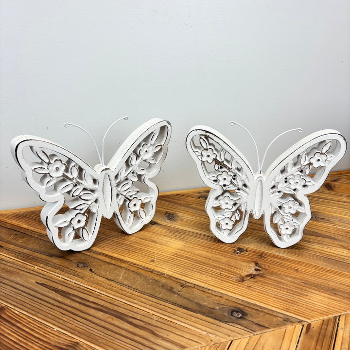 Butterfly Wood Cut-Out Decor - 2 Styles