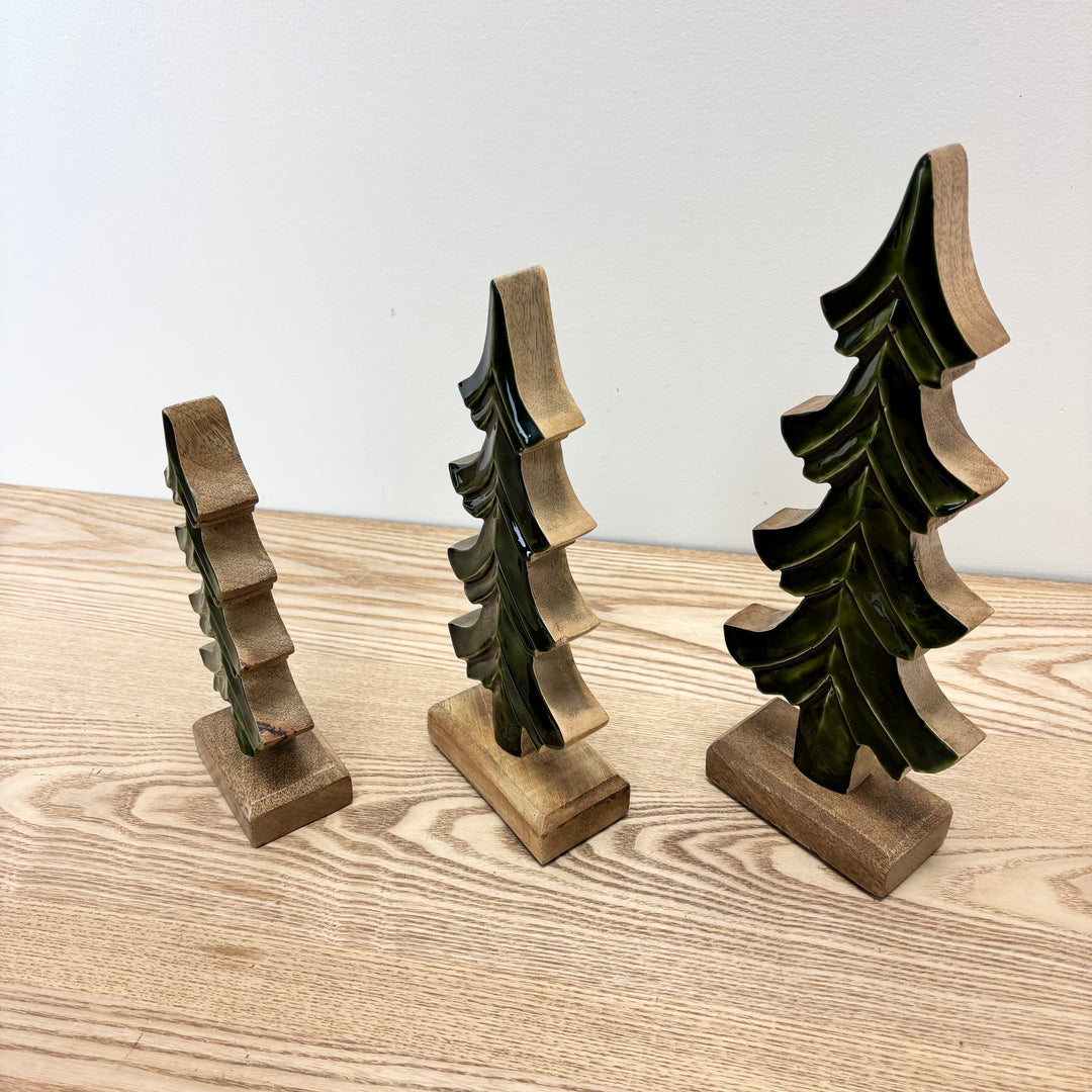Green Mango Wood Tree - 3 Sizes