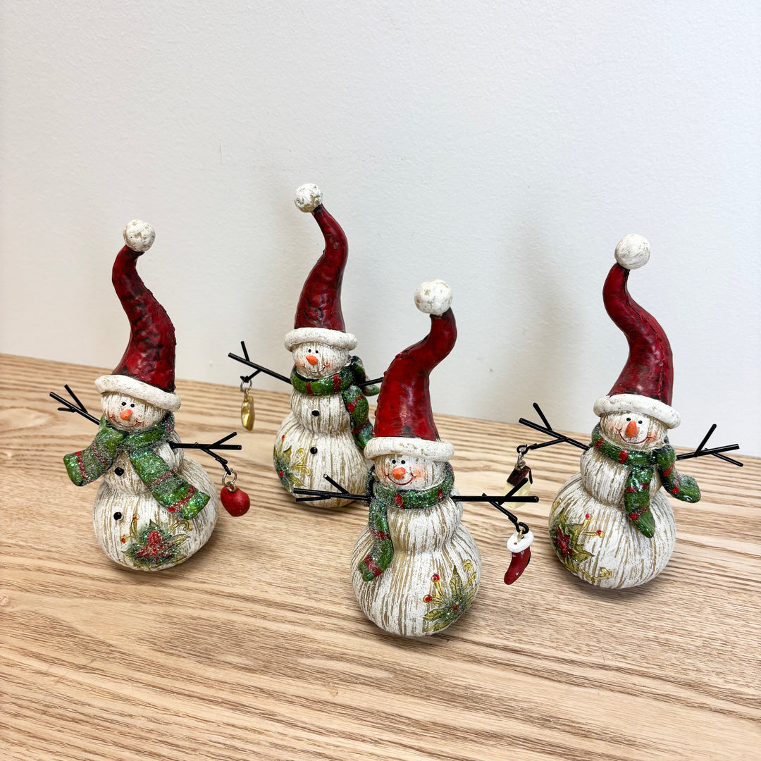 Resin Snowman Figurine - 4 Styles