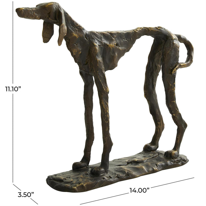 Bronze Dog Statue