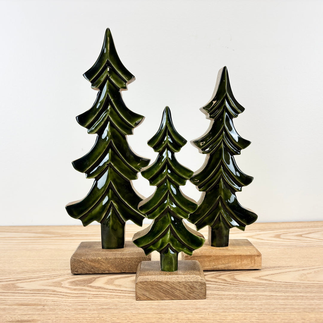 Green Mango Wood Tree - 3 Sizes