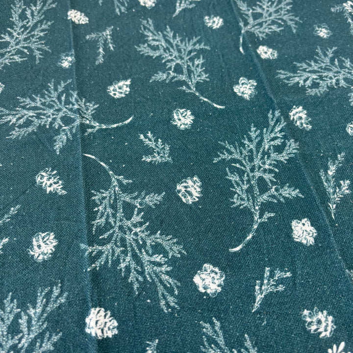 Pine Bough Patterned Tea Towel - Set of 2