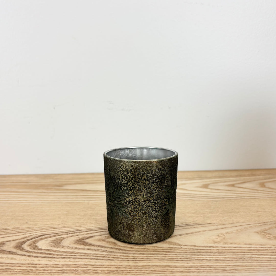 Green Snowflake Candle Holder - 3 sizes available