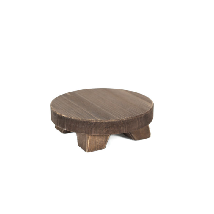 Round Wood Riser, 2 sizes, 4 colors