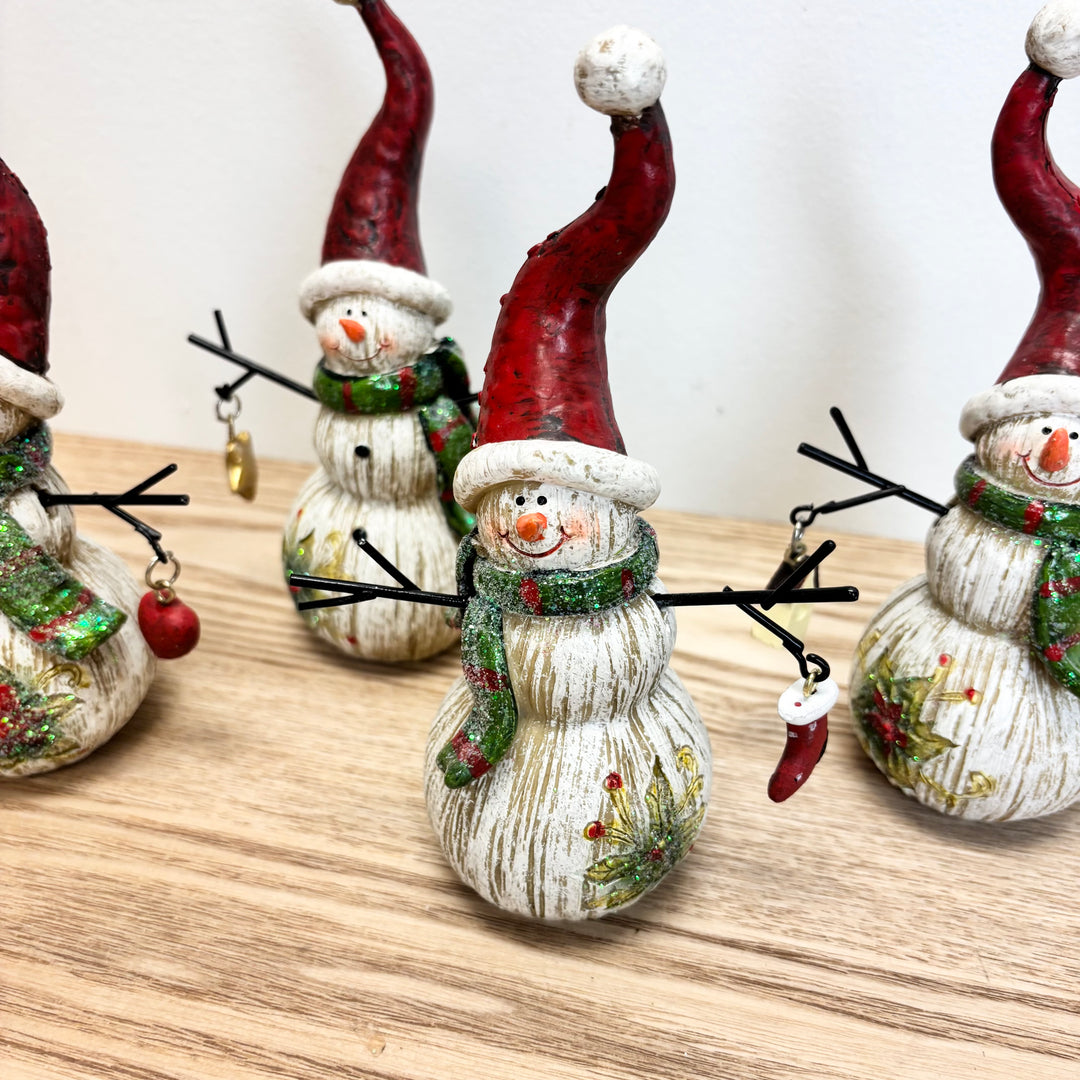 Resin Snowman Figurine - 4 Styles