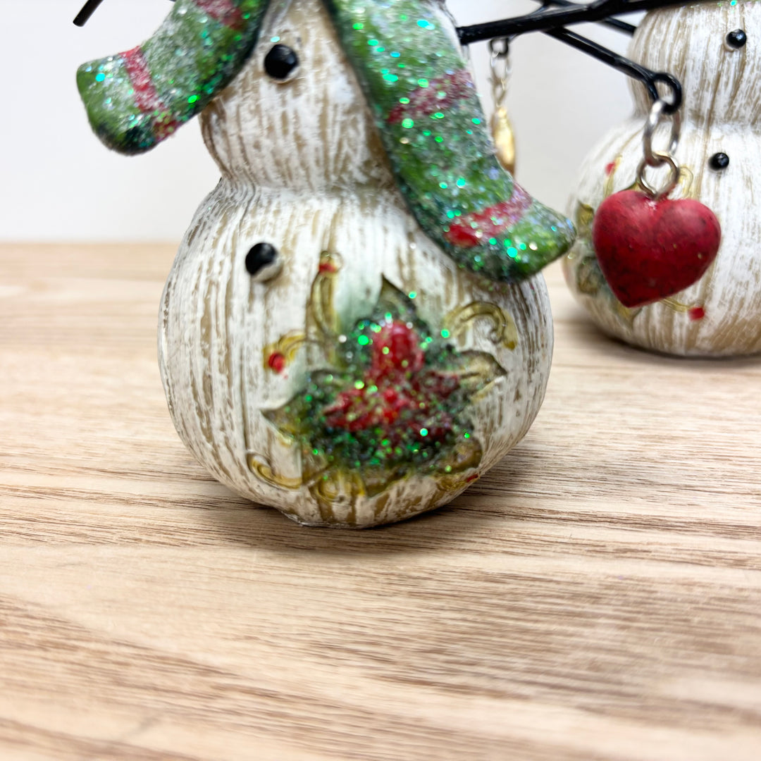Resin Snowman Figurine - 4 Styles