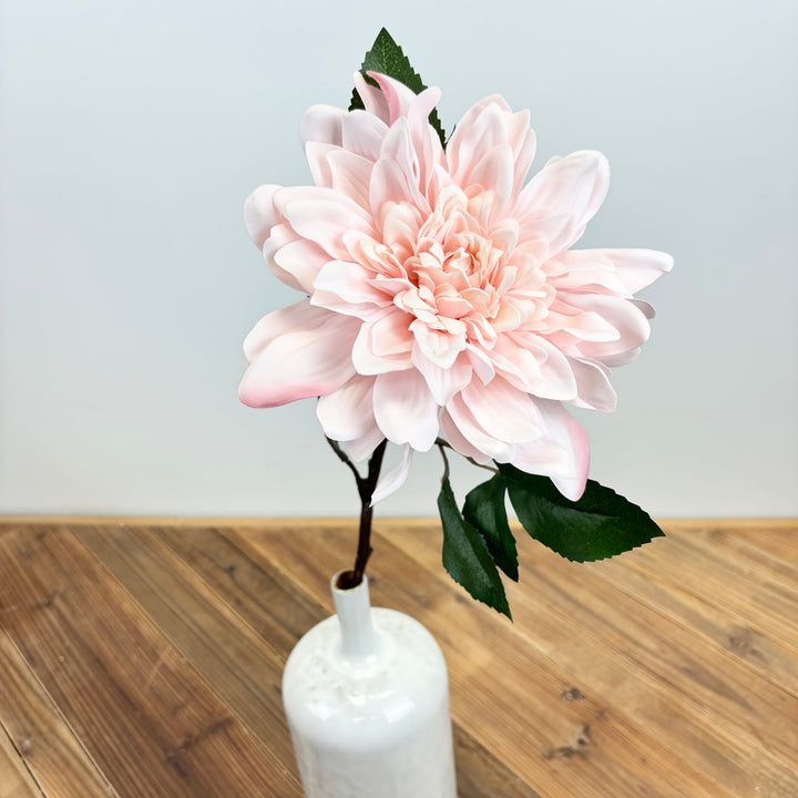 Real Touch Dahlia Stem - Light Pink