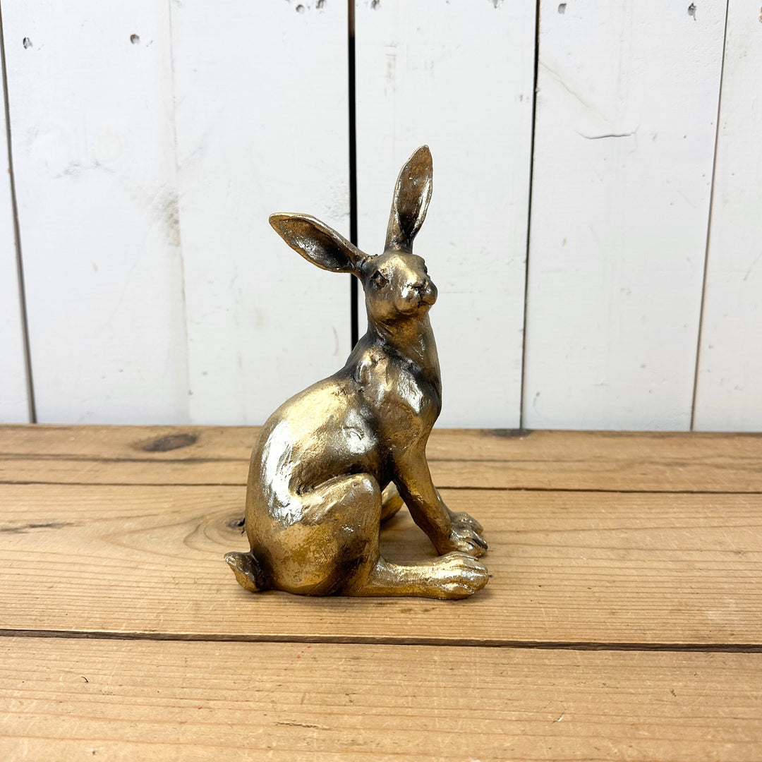 Gold Sitting Bunny