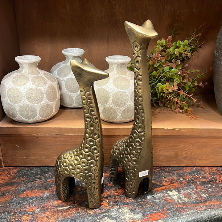 Gold Giraffes - Set of 2