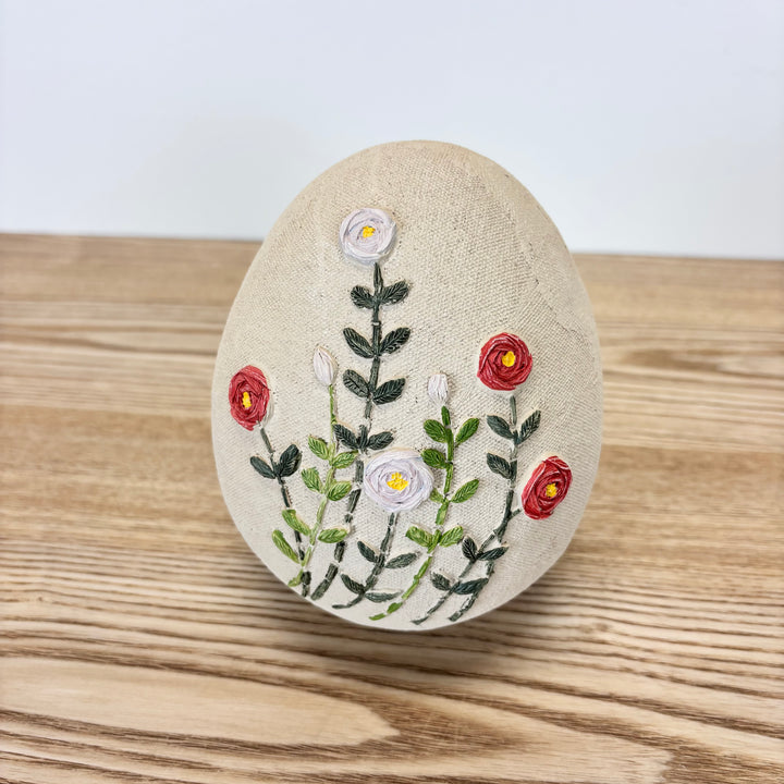 Floral Embossed Egg
