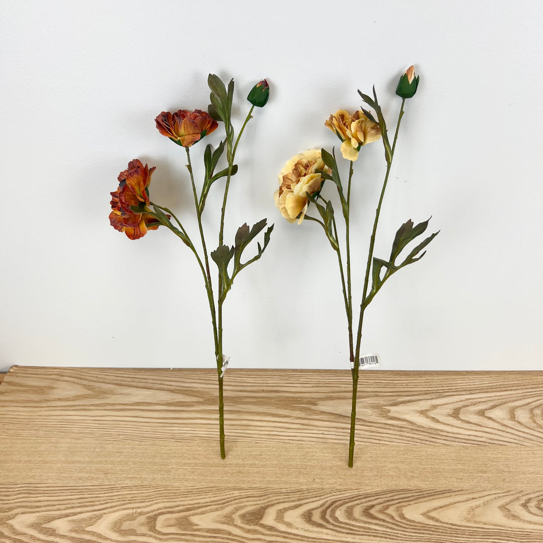Fall Zinnia Stems - 2 Colors