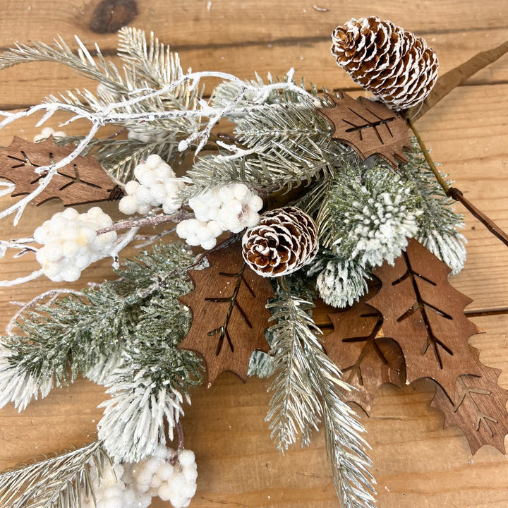 Laser-Cut Wood Winter Pine Collection