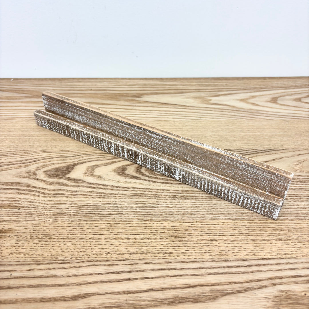 12" Wooden Ledgie for Letter Board Letters