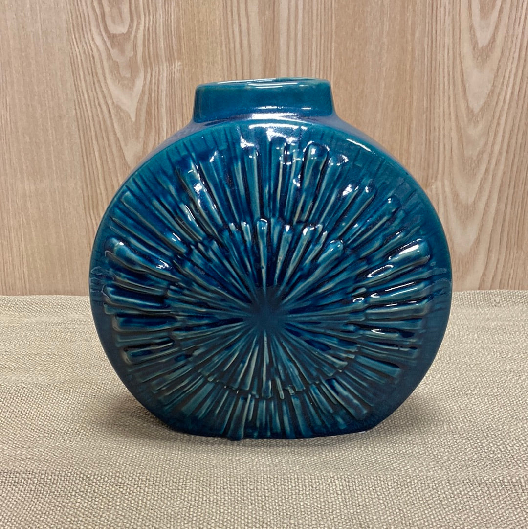 Circle Blue Vase