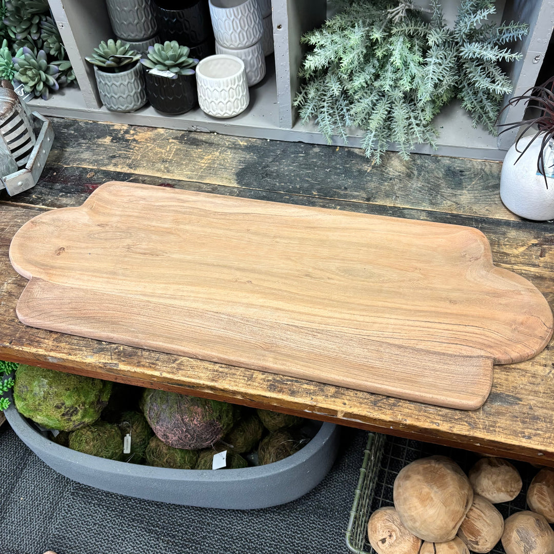 Acacia Wood Serving Trays - 3 Sizes