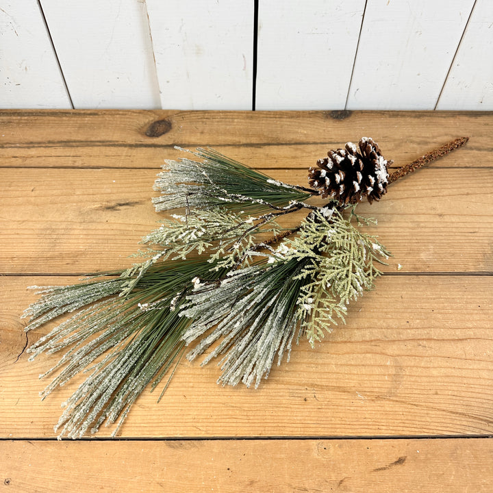 Frosted Mixed Pine & Cedar Stem