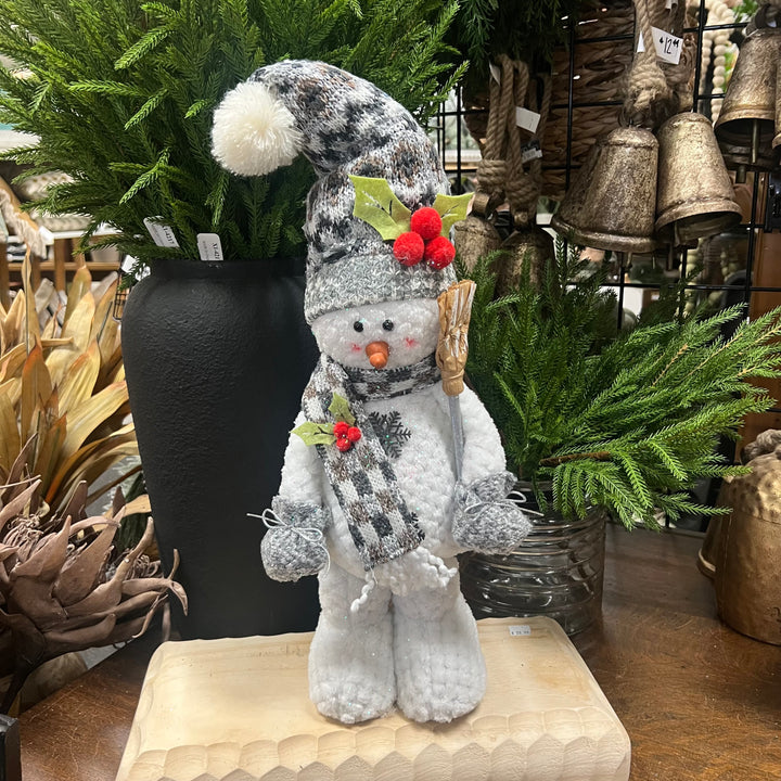 Gray and White Snowmen