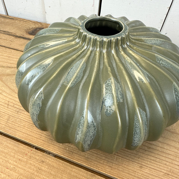 Green Circle Vase