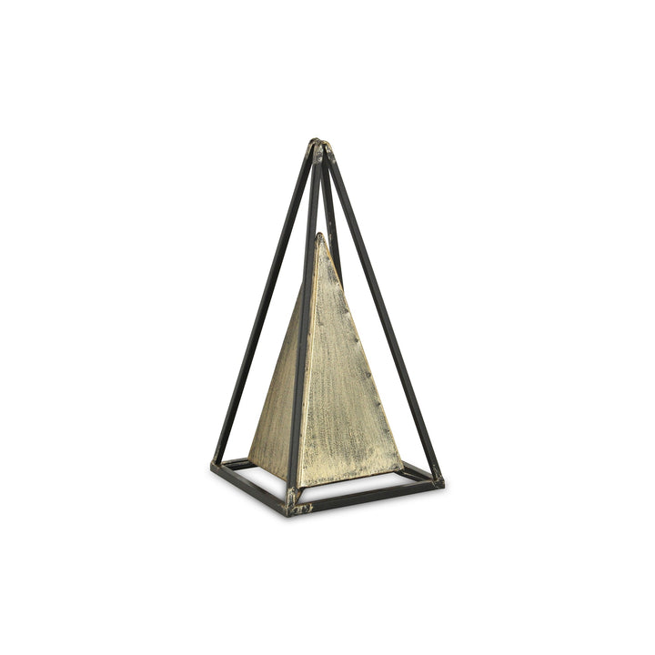 Metal Pyramid Decor -2 Sizes Available