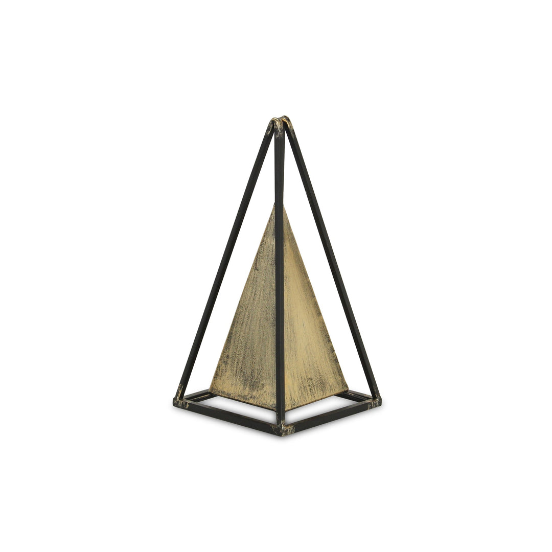 Metal Pyramid Decor -2 Sizes Available