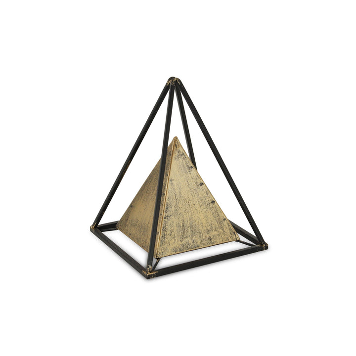 Metal Pyramid Decor -2 Sizes Available